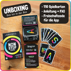 NONSTOP CARDS - Lustiges Kartenspiel mit App