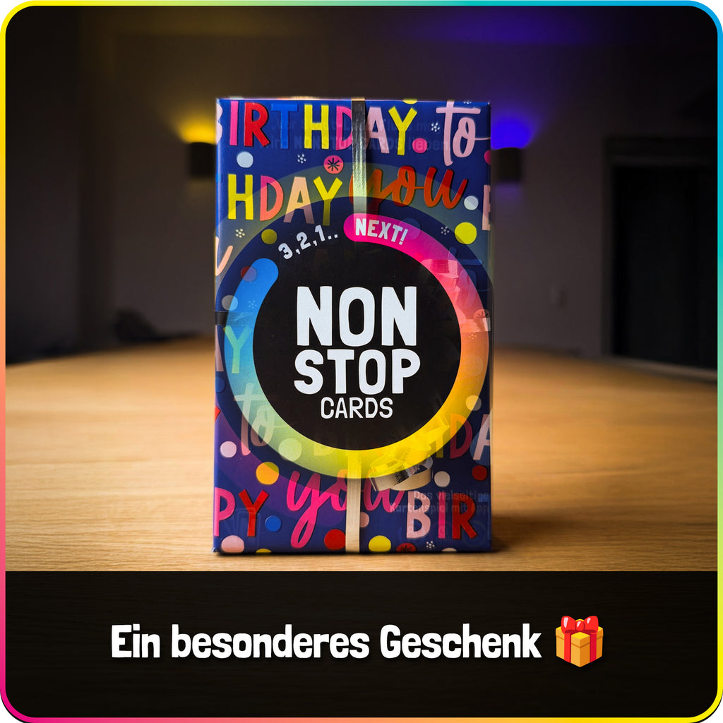NONSTOP CARDS - Lustiges Kartenspiel mit App