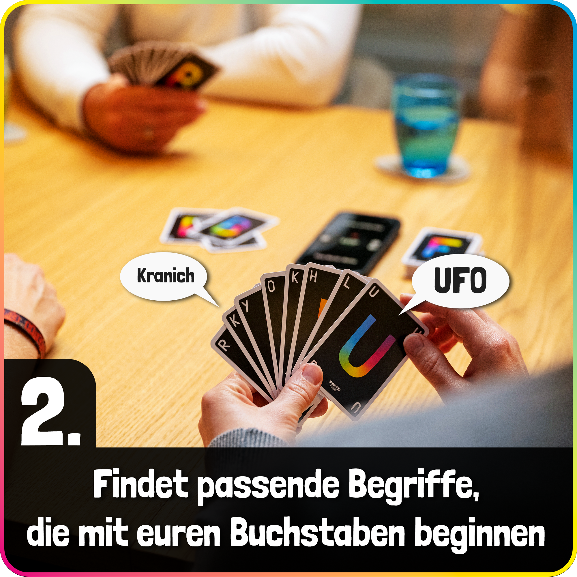 NONSTOP CARDS - Lustiges Kartenspiel mit App
