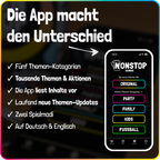NONSTOP CARDS - Lustiges Kartenspiel mit App