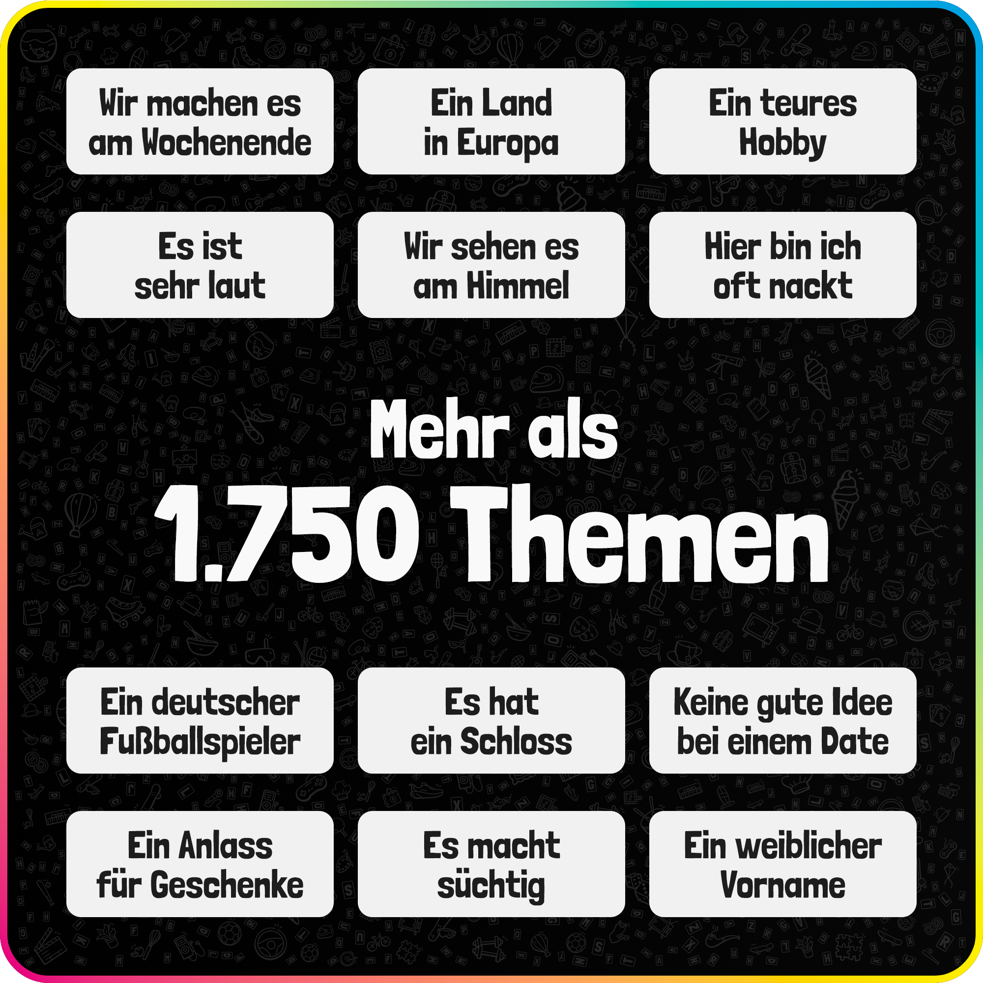 NONSTOP CARDS - Lustiges Kartenspiel mit App